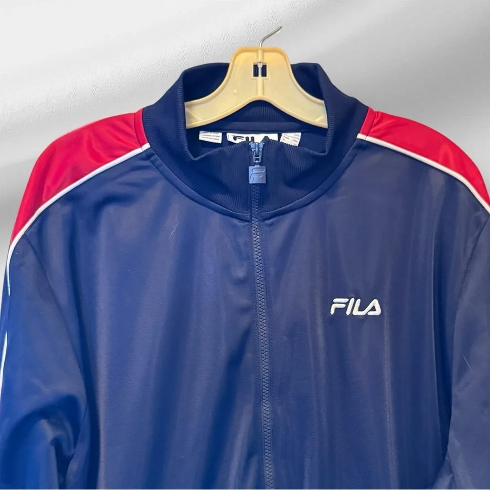 Fila Navy Zip Jacket nwt‎